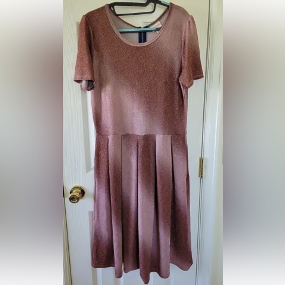 Elegant Pink Ladies Casual Dress